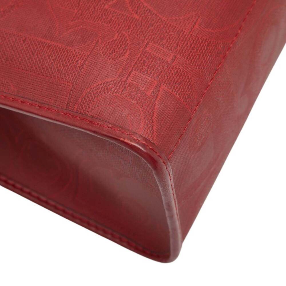 CHRISTIAN DIOR Red Leather Trotter Shoulder Bag - Picture 7 of 15